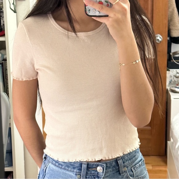 American Eagle Outfitters Tops - American Eagle Pink Short Sleeve Top